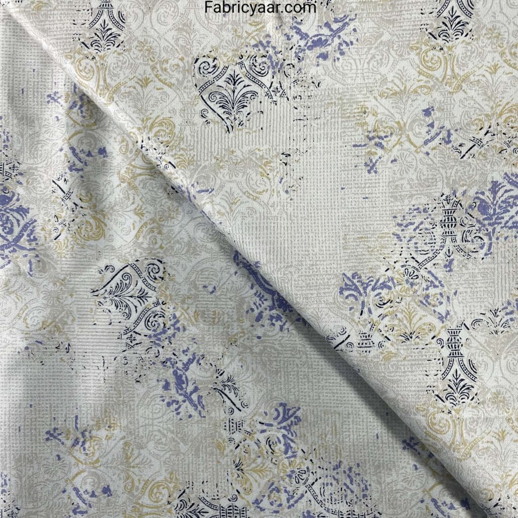 Premium Quality Giza Cotton Digital Printed Shirt Fabric (Width 58 Inch | 1.60 Meters)