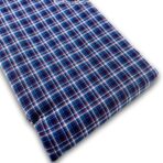 Metty Zero Checks Blue Shirt Fabric (Width 58 Inch | 1.60 Meters)