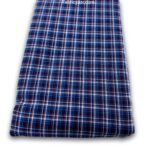 Metty Zero Checks Blue Shirt Fabric (Width 58 Inch | 1.60 Meters)