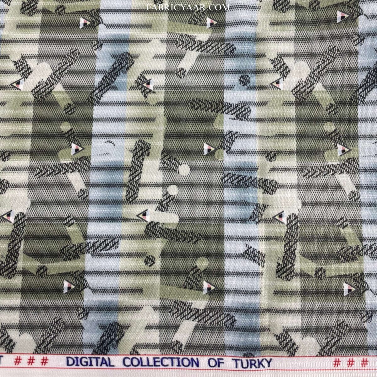 Digital Printed Kurta Fabric for Men (Width 58 Inch | 2.00 Meters)