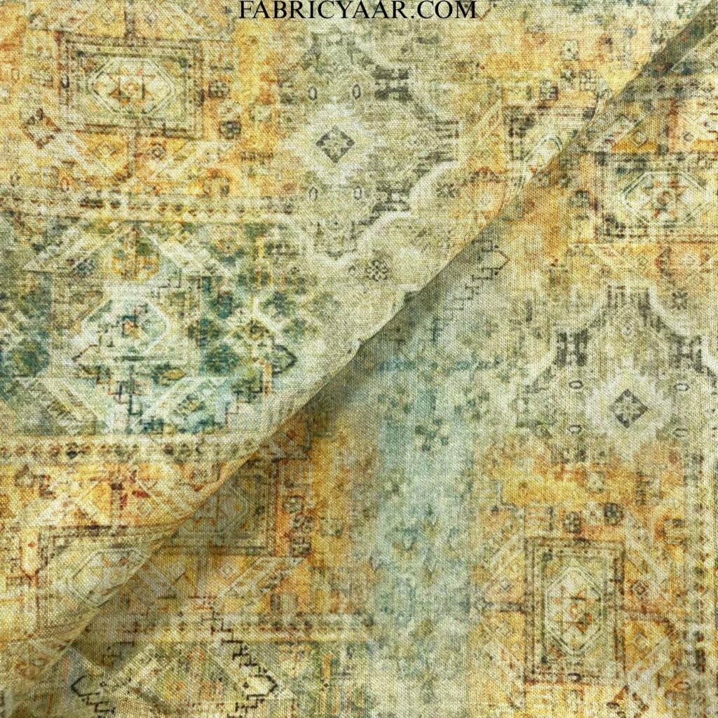 Unique Digital Printed Kurta Fabric for Men (Width 58 Inch | 2.00 Meters)