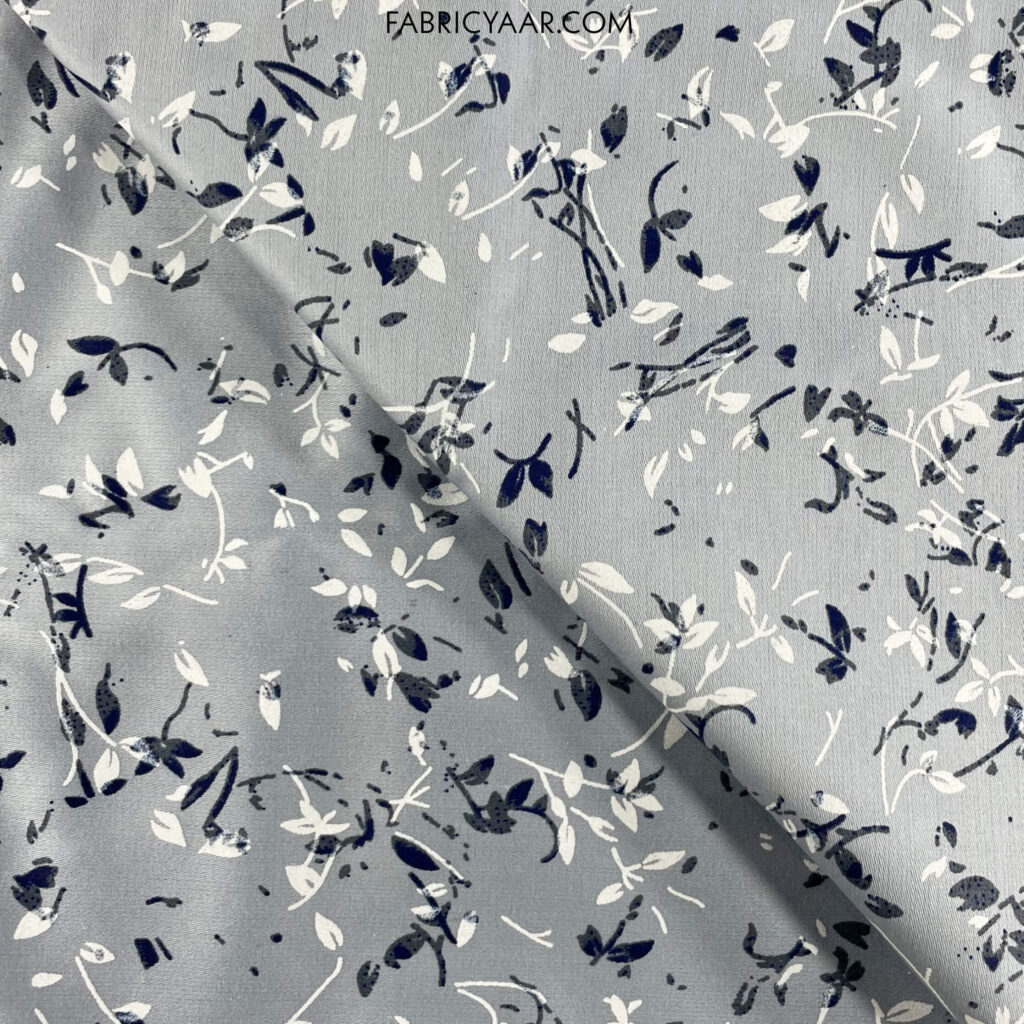 Long-Lasting Giza Cotton Digital Printed Shirt Fabric (Width 58 Inch | 1.60 Meters)