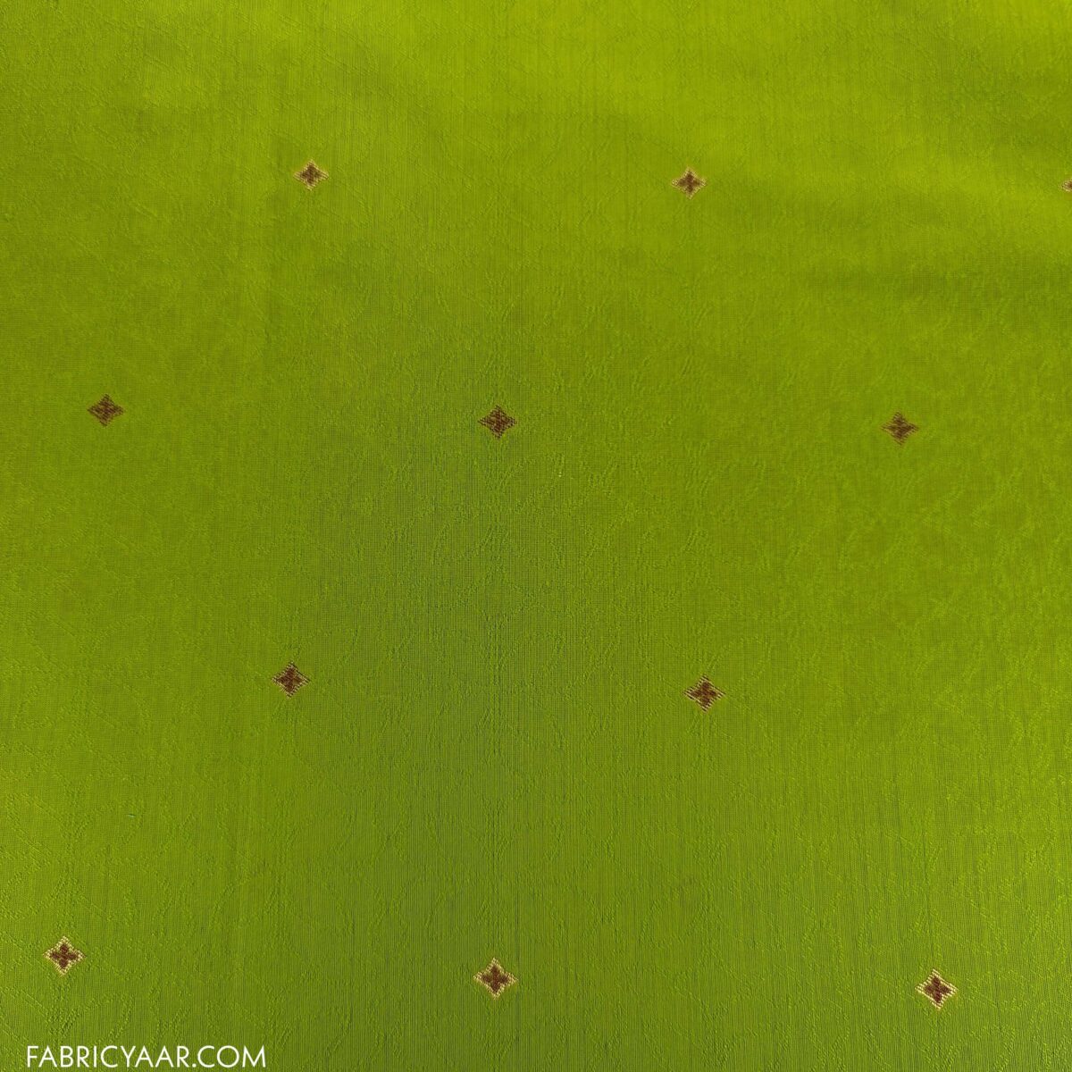 Solino Jacquard Radiant Green Koti / Blazer / Jodhpuri Suit Fabric (Width 58 Inch)