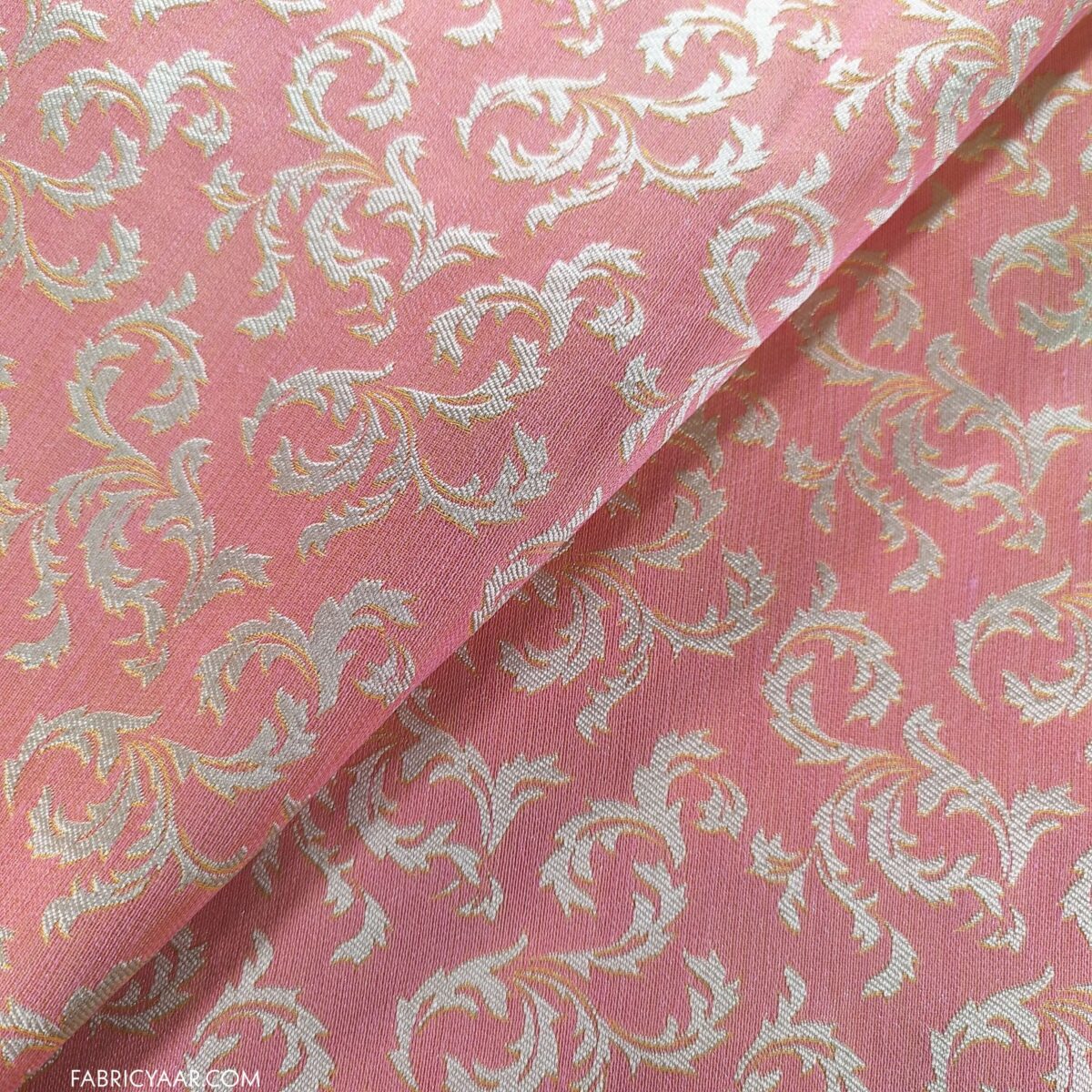 Solino Jacquard Majestic Pink Koti / Blazer / Jodhpuri Suit Fabric (Width 58 Inch)