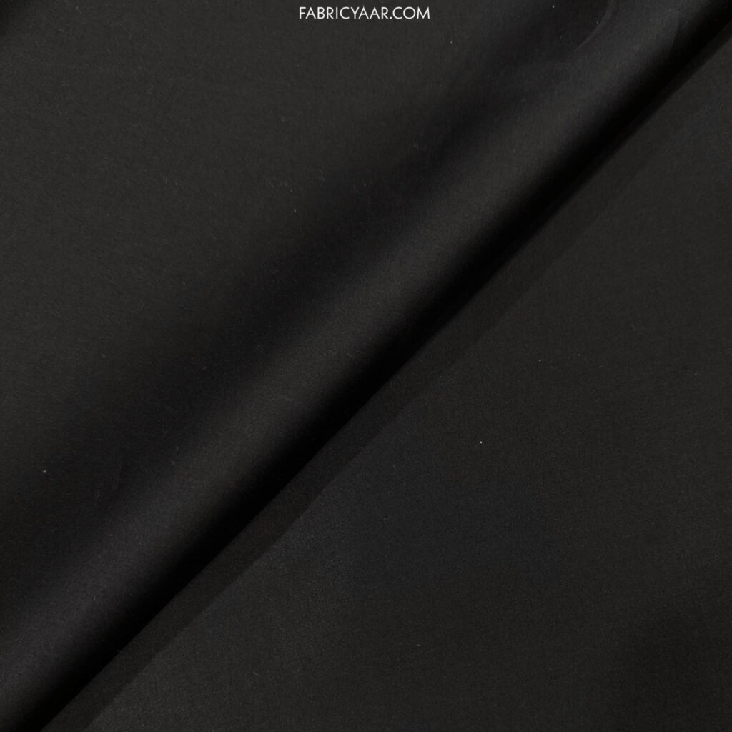 Giza Cotton Plain Jade Black Kurta / Shirt Fabric (Width 58 Inch)