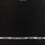 Giza Cotton Plain Jade Black Kurta / Shirt Fabric (Width 58 Inch)