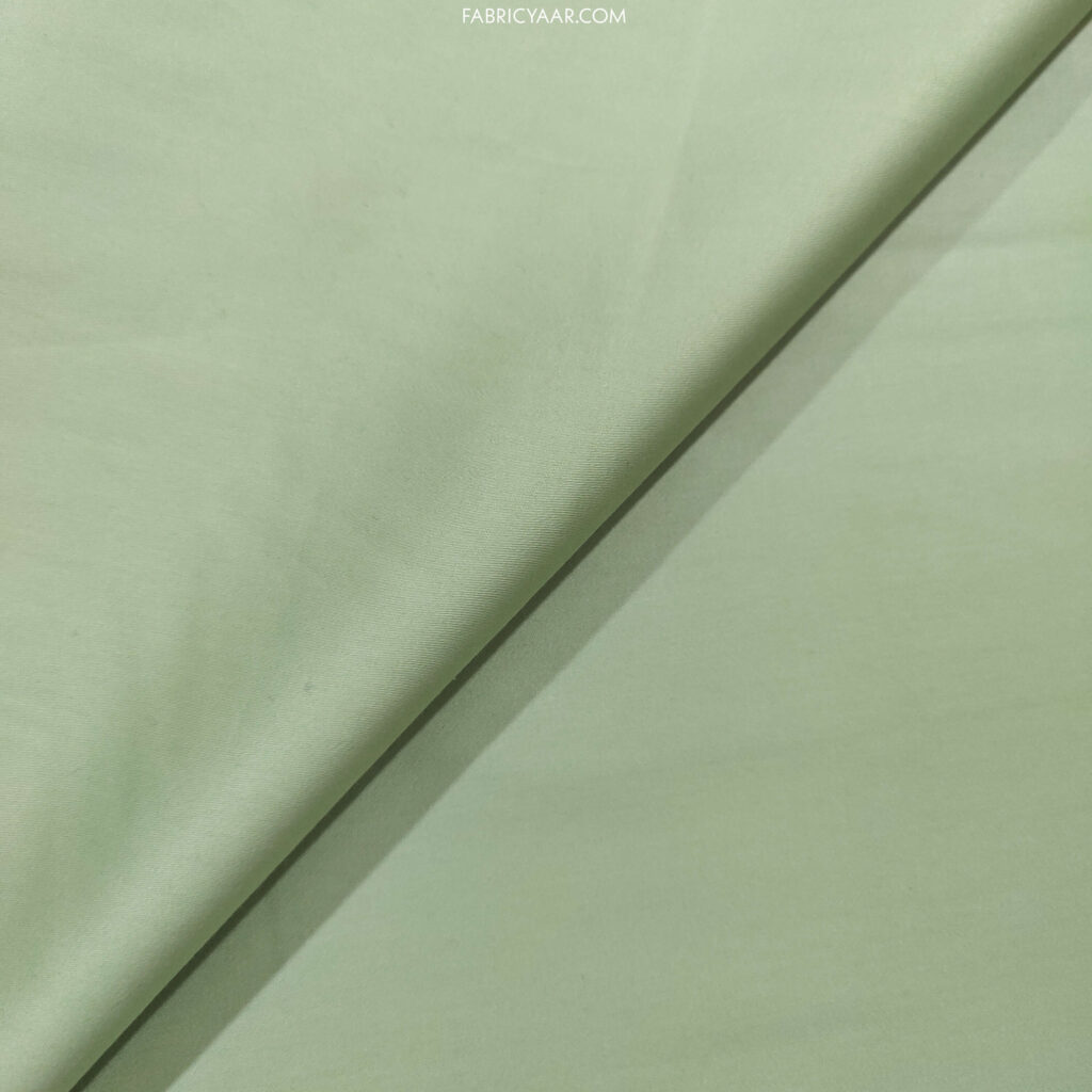 Giza Cotton Plain Pastel Green or Elaichi Kurta / Shirt Fabric (Width 58 Inch)