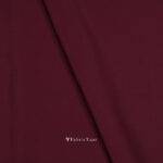Giza Cotton Plain Vibrant Mahroon Kurta / Shirt Fabric (Width 58 Inch)