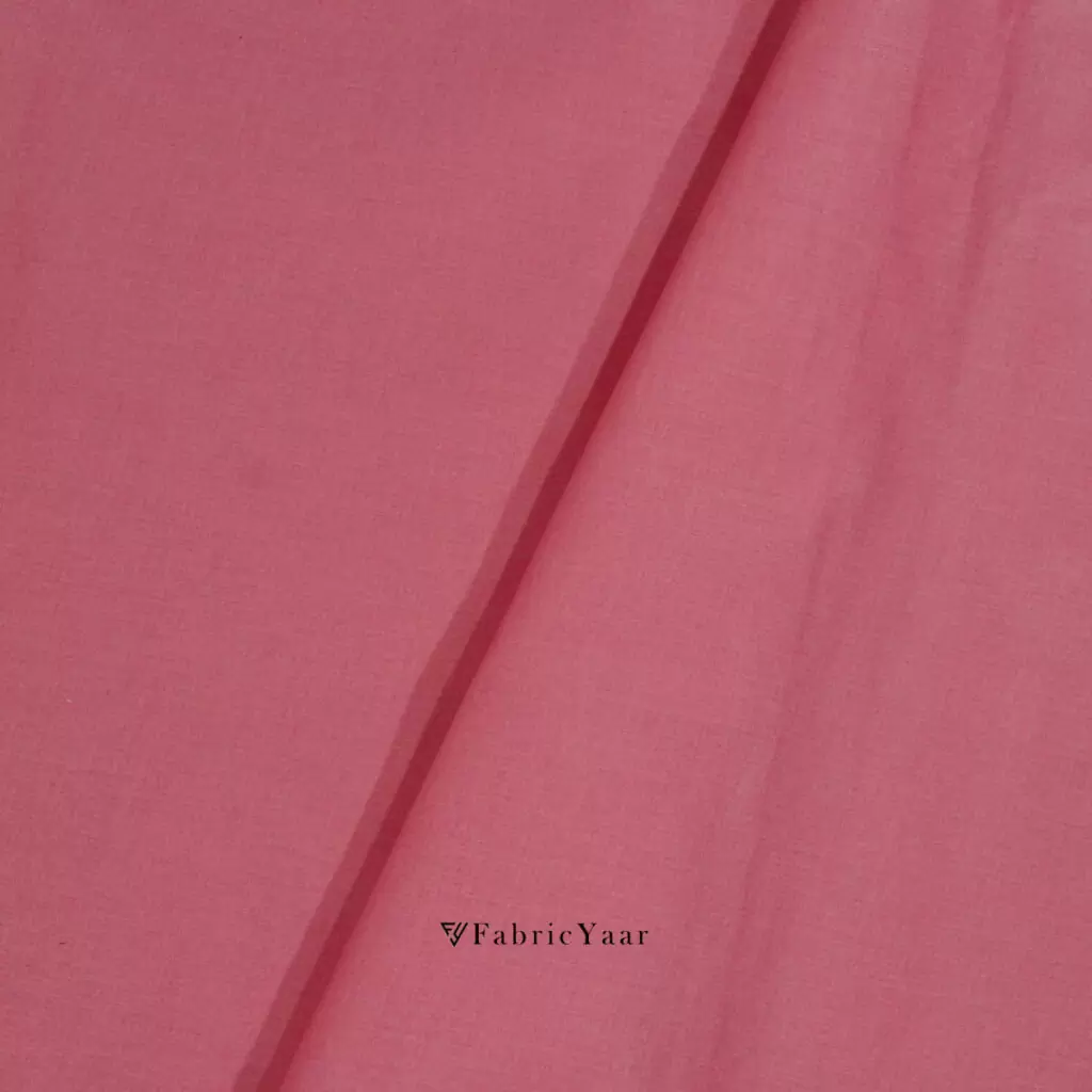 Giza Cotton Plain Vibrant Mahroon Kurta / Shirt Fabric (Width 58 Inch)