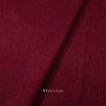Giza Cotton Plain Vibrant Mahroon Kurta / Shirt Fabric (Width 58 Inch)