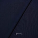 D & J Lachka Dark Blue Four Way Stretched Pant Fabric  ( Width 58 Inch )