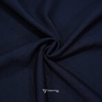 D & J Lachka Dark Blue Four Way Stretched Pant Fabric  ( Width 58 Inch )
