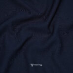 D & J Lachka Dark Blue Four Way Stretched Pant Fabric  ( Width 58 Inch )