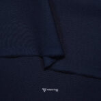 D & J Lachka Dark Blue Four Way Stretched Pant Fabric  ( Width 58 Inch )