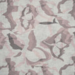 Cotton Linen Lavender Digital Printed Shirt Fabric (Width 58 Inch)