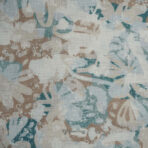Cotton Linen Digital Flower Printed Shirt Fabric (Width 58 Inch)