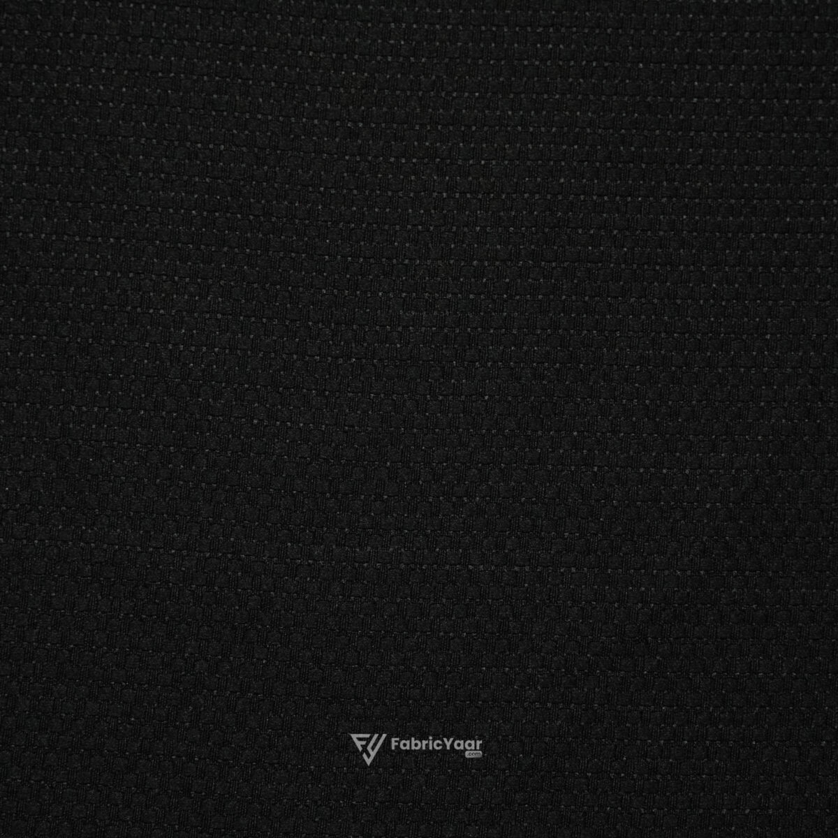 Self Textured Popcorn Plain Black Shirt Fabric ( Width 58 Inch )