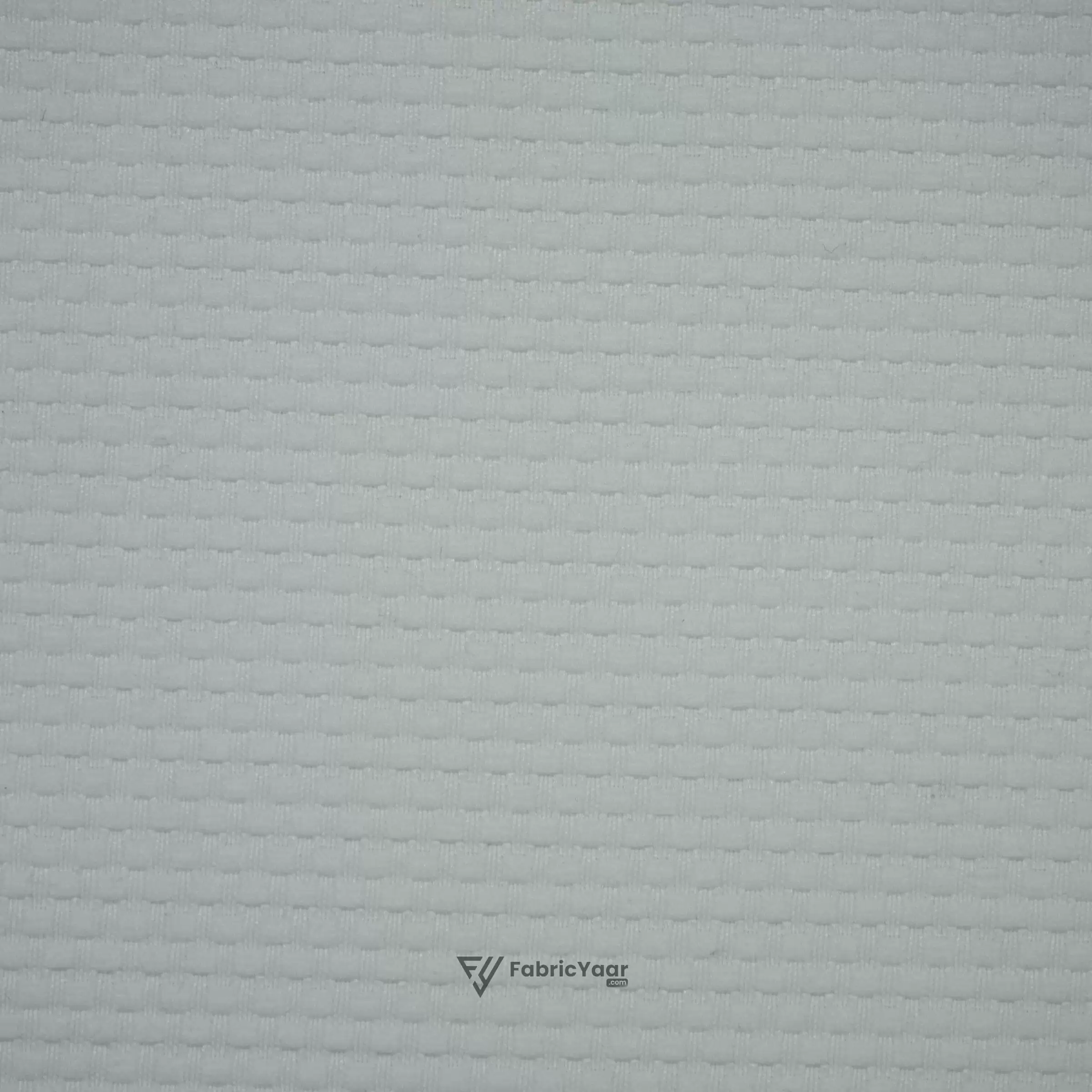 Self Textured Popcorn Plain White Shirt Fabric (Width 58 Inch)