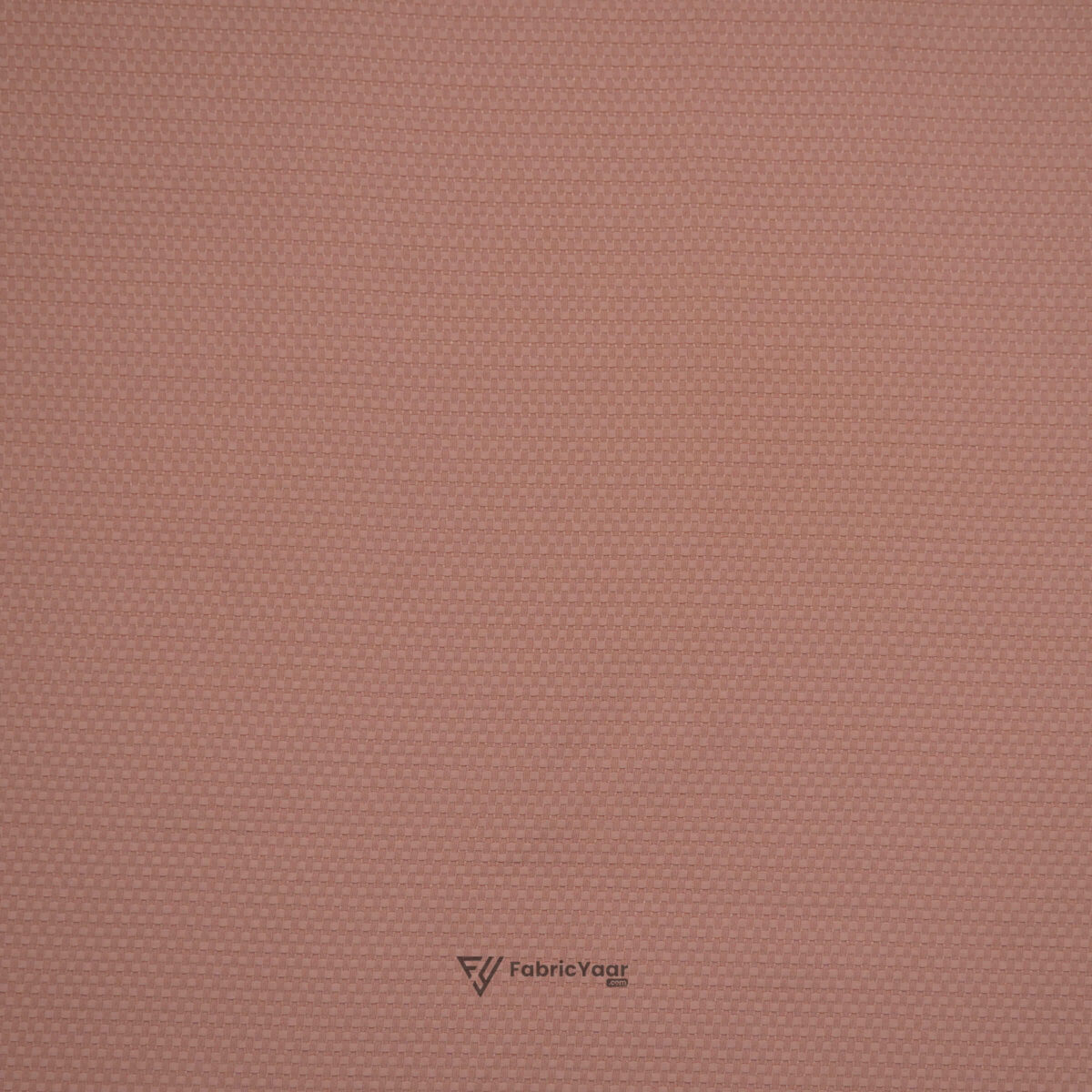 Self Textured Popcorn Plain Peach Shirt Fabric (Width 58 Inch)