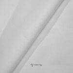 Self Plain White Textured Giza Cotton Shirt / Kurta Fabric (Width 58 Inch)