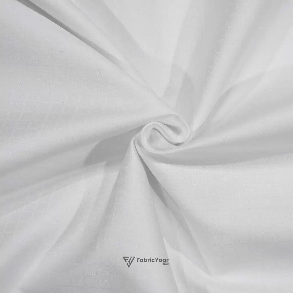 Self Graph Textured Giza Cotton Shirt / Kurta Fabric (Width 58 Inch)