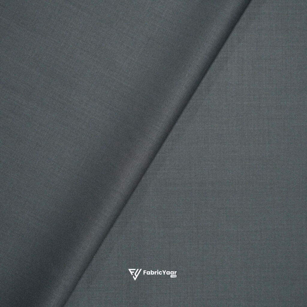 Imported T/R Plain Grey Suit / Pant Fabric (Width 58 Inch)