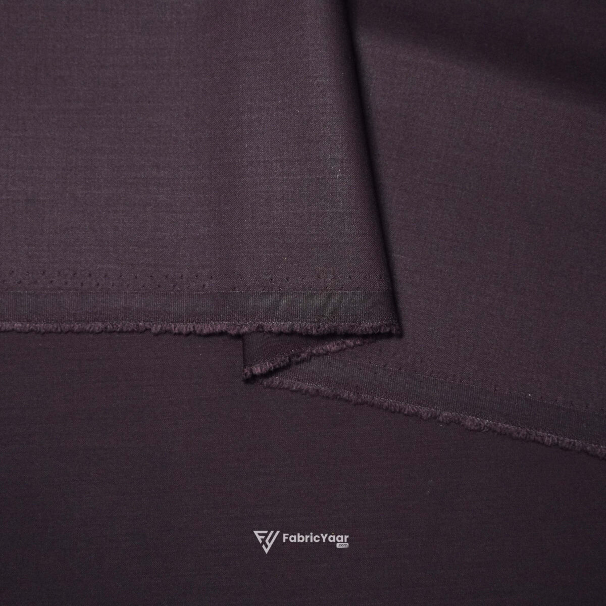 Imported T/R Plain Wine Suit / Pant Fabric (Width 58 Inch)