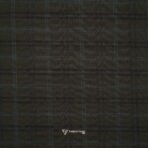 Imported T/R Self Checks Coffee Suit / Pant Fabric (Width 58 Inch)