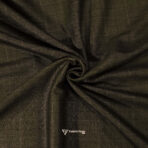 Imported T/R Self Checks Brown Suit / Pant Fabric (Width 58 Inch)