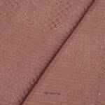 Designer Silk Embroidery Zero Sequins Peach Kurta Fabric (Width 38 Inch)