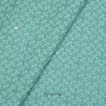 Lucknowi Sequins Work Sea Green Kurta Fabric  (Width 58 Inch)