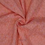 Lucknowi Sequins Work Peach Kurta Fabric (Width 58 Inch)