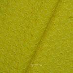 Lucknowi Sequins Work Haldi Kurta Fabric (Width 58 Inch)