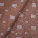 Cotton Lawn Buta Self  Peach Kurta / Shirt Fabric (Width 58 Inch)