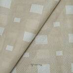Cotton Lawn Buta Self Cream Kurta / Shirt Fabric (Width 58 Inch)