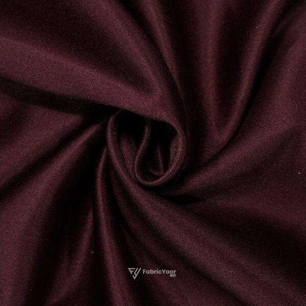 Satin Plain Mahroon Kurta / Pajama / Pant Fabric (Width 58 Inch)