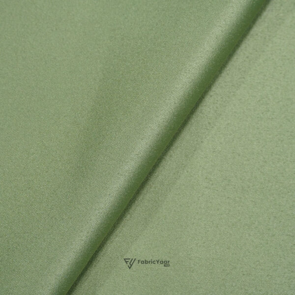 Satin Plain Olive Kurta / Pajama / Koti / Jodhpuri / Pant Fabric (Width 58 Inch)