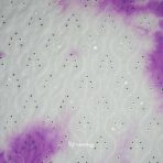 Georgette Tie-Die Mirror Work Lavender Kurta Fabric (Width 38 Inch)