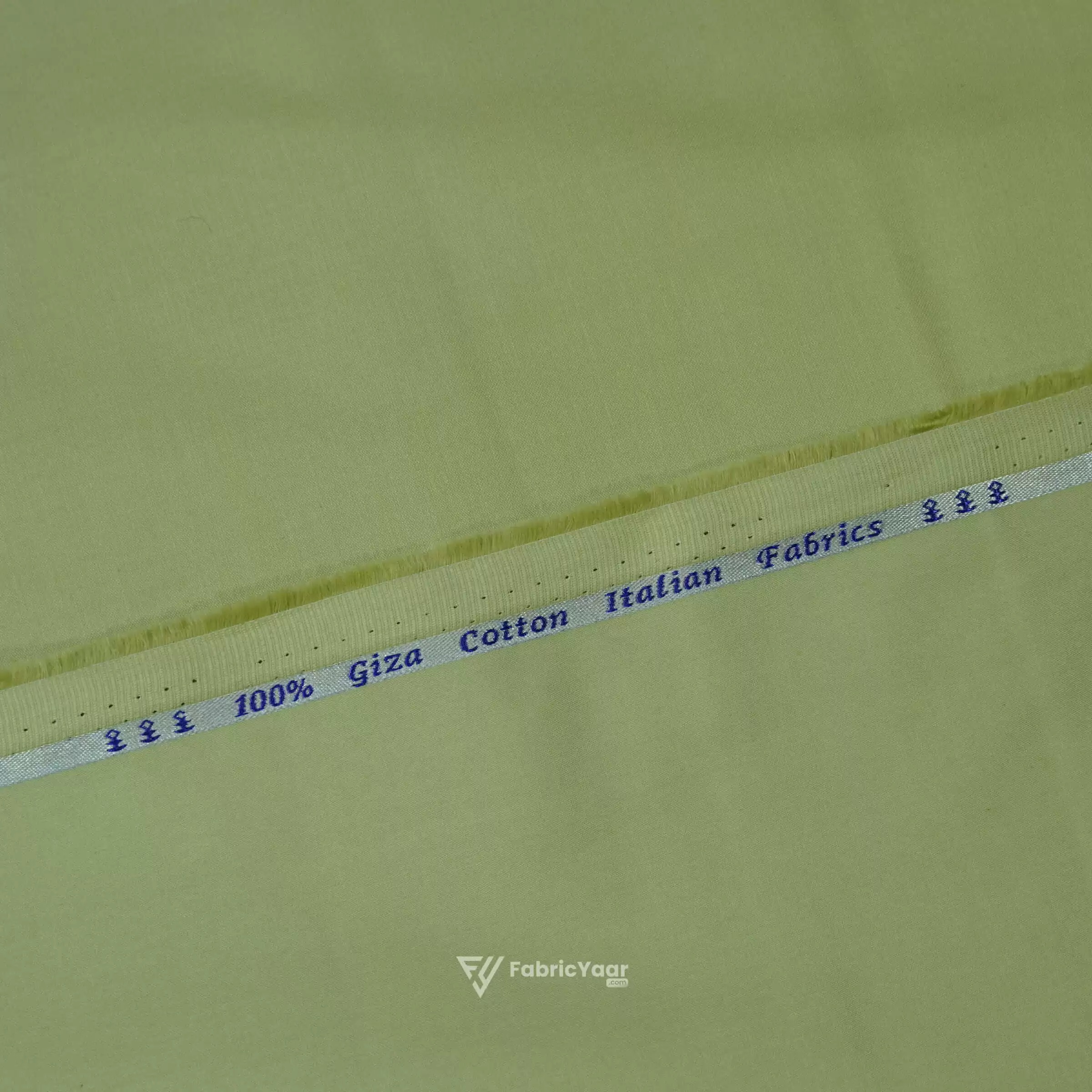 Giza Cotton Plain Pista Green Shirt / Kurta Fabric (Width 58 Inch)