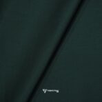 Giza Cotton Plain Dark Green Shirt / Kurta Fabric (Width 58 Inch)