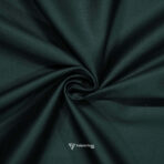 Giza Cotton Plain Dark Green Shirt / Kurta Fabric (Width 58 Inch)