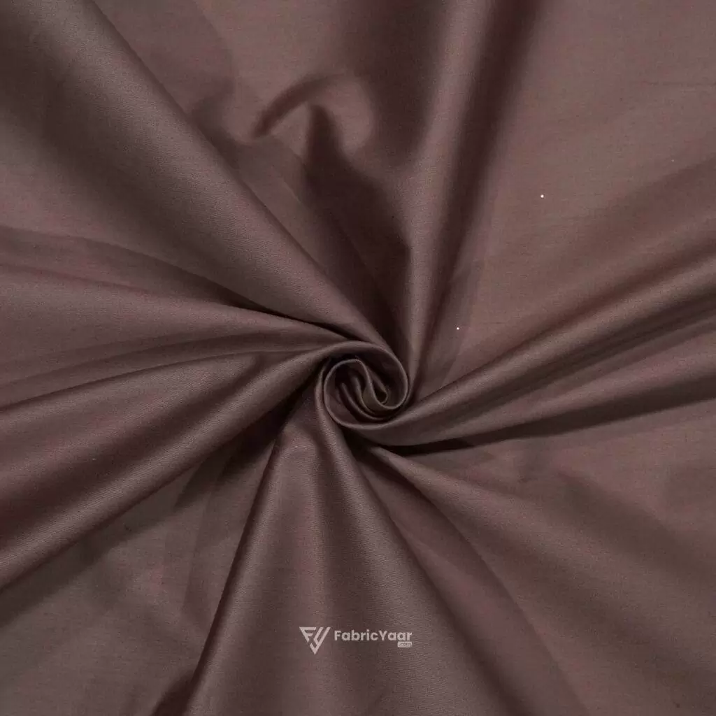 Giza Cotton Plain Dark Peach Shirt / Kurta Fabric (Width 58 Inch)