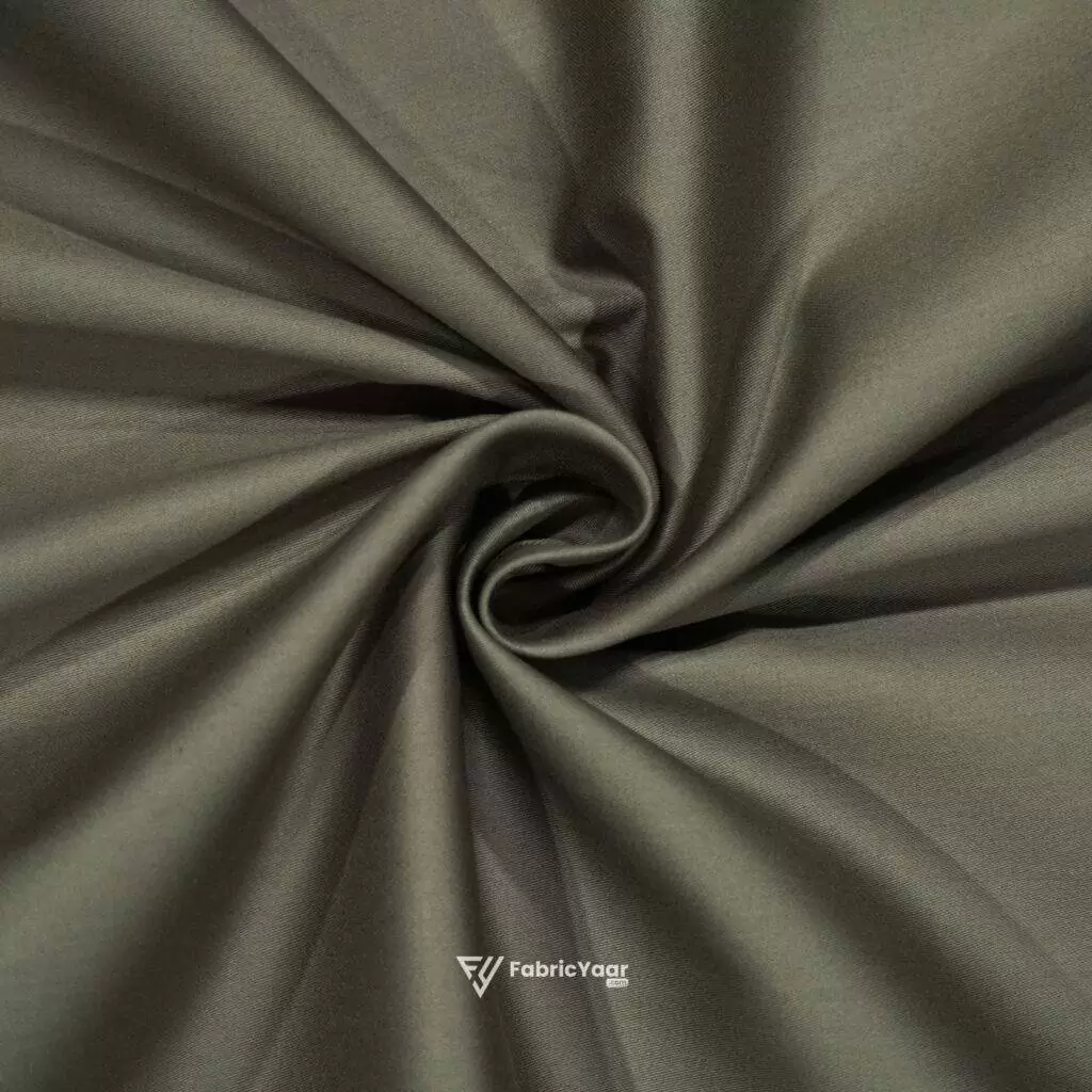 Giza Cotton Plain Latin Brown Shirt / Kurta Fabric (Width 58 Inch)