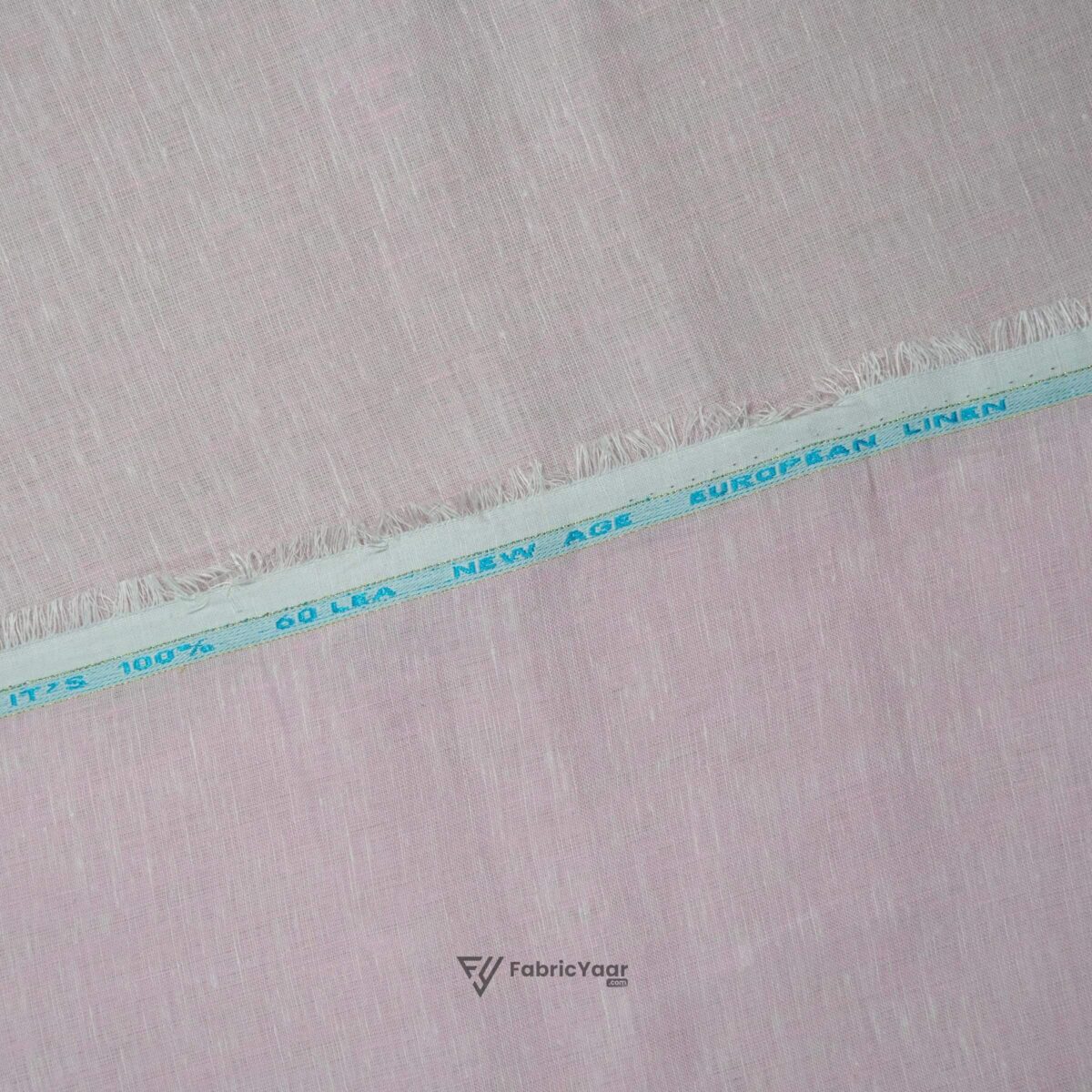 100% Pure Linen 60 LEA True Value Favourite Pink Shirt Fabric / Kurta Fabric (Width 58 Inch)