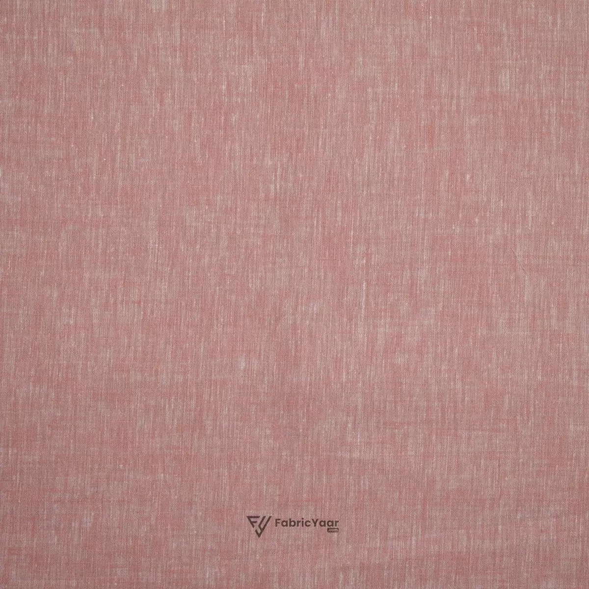 100% Pure Linen 60 LEA True Value Peach Shirt Fabric / Kurta Fabric (Width 58 Inch)