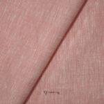 100% Pure Linen 60 LEA True Value Peach Shirt Fabric / Kurta Fabric (Width 58 Inch)