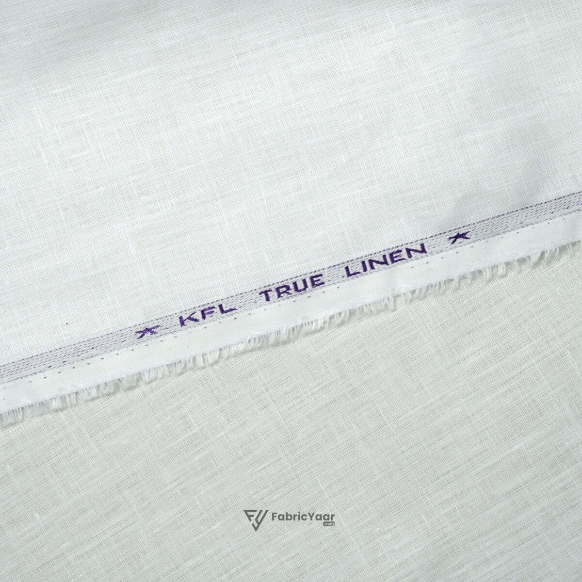 100% Pure Linen 60 LEA True Value Whitest White Shirt Fabric / Kurta Fabric (Width 58 Inch)