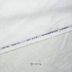 100% Pure Linen 60 LEA True Value Whitest White Shirt Fabric / Kurta Fabric (Width 58 Inch)