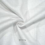 100% Pure Linen 60 LEA True Value Whitest White Shirt Fabric / Kurta Fabric (Width 58 Inch)