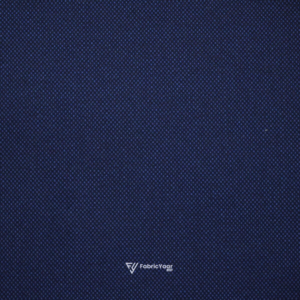 D&J Dotted T/R Navy Blue Suit / Pant Fabric (Width 58 Inch)